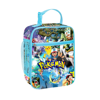 Pokemon Pikachu Pikachu Pencil Case Pencil Case Primary and Secondary School Students Cartoon Pokemon Cartoon School Bag Mochila Platonelstore