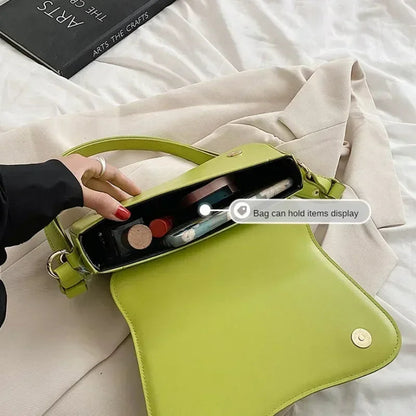 New Luxury Designer Shoulder Crossbody Bags for Women 2024 Pu Leather Trend Female Underarm Bag Fashion Purse Flap Handbags Platonelstore