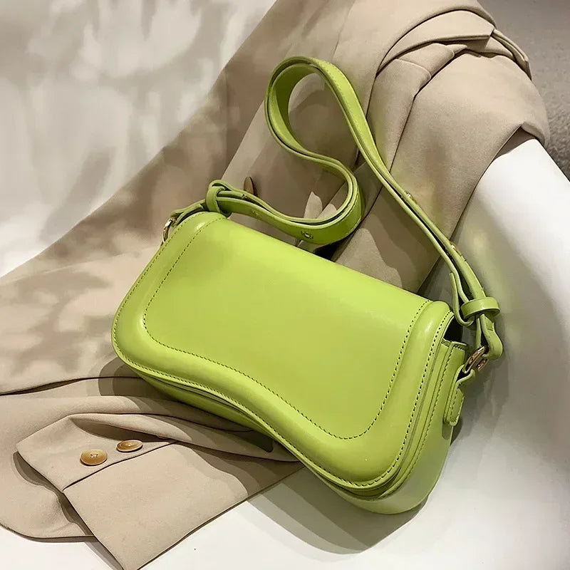 New Luxury Designer Shoulder Crossbody Bags for Women 2024 Pu Leather Trend Female Underarm Bag Fashion Purse Flap Handbags Platonelstore