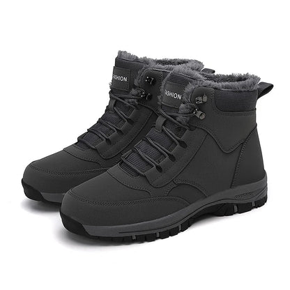 Men's Shoes Snow Boots Women's Platform Plus Size Sneakers Fashion Waterproof Casual Shoes Winter Fur Warm Ankle Boots Big Size Platonelstore
