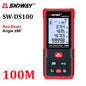 SNDWAY Laser Distance Meter 100M 80M 60M 40M Rangefinder Laser Tape Measure Trena Digital Range Finder Ruler Roulette Platonel