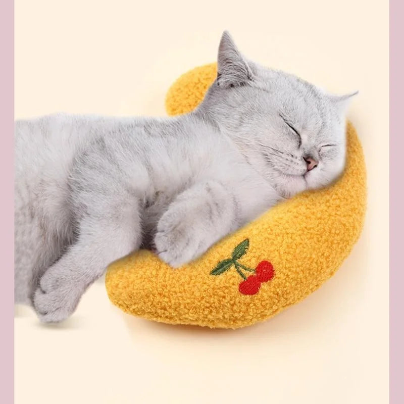 Cat Pillow Pet Cat Dog Sleeping Pillow Soft U-shaped Pillow Cat Toy Pet Toys Pet Supplies  аксесуари для котів Platonel