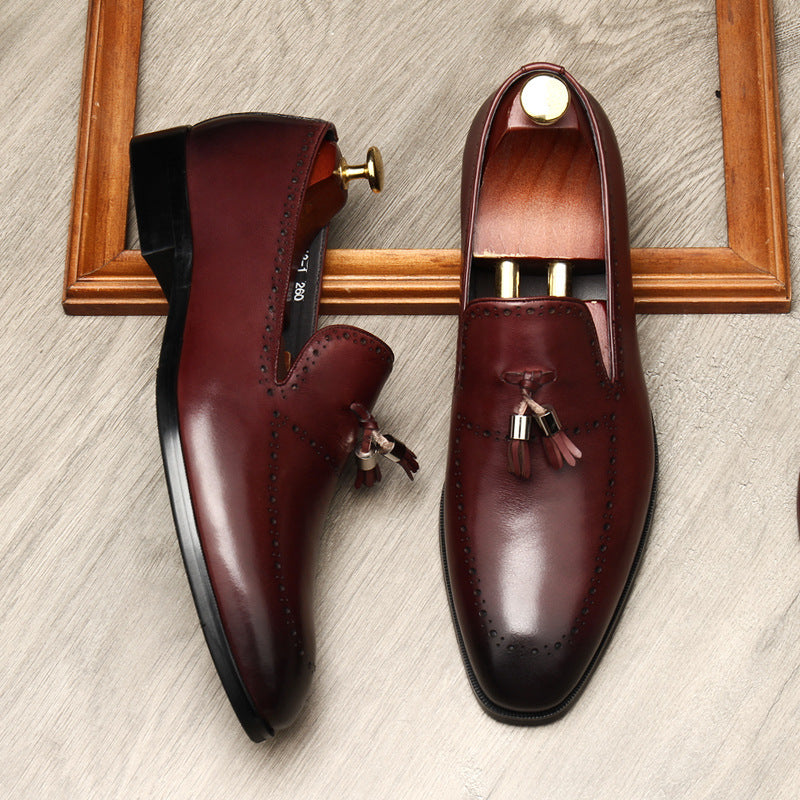 Cowhide Creates Atmospheric Wedding Shoes Platonelstore