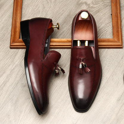 Cowhide Creates Atmospheric Wedding Shoes Platonelstore