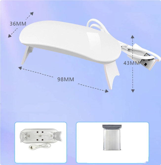 Light Therapy Machine USB Nail Light LED Portable 6W Platonelstore