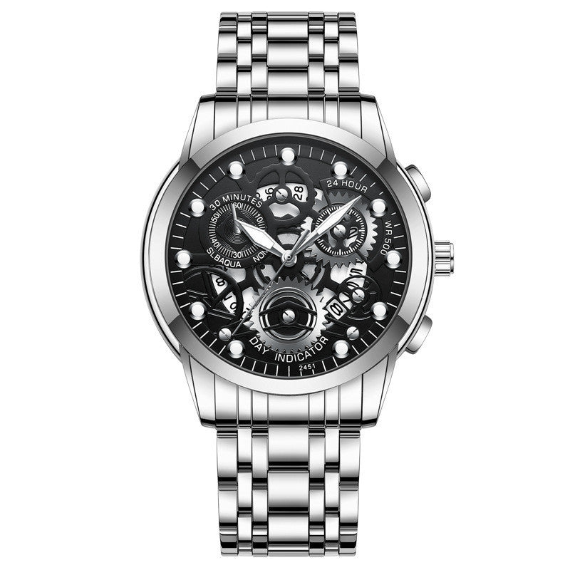 Men's Hollow Non-mechanical Business Watch Platonelstore