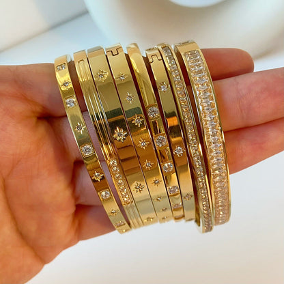 Ins Style Titanium Steel Bracelet Six-pointed Star Buckle Platonelstore