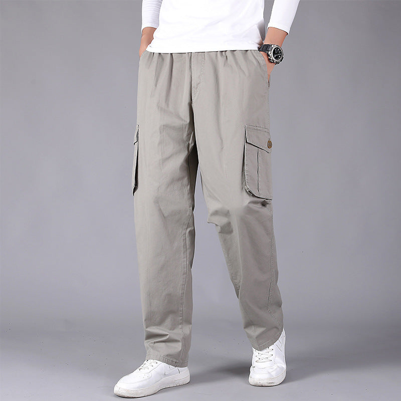 Thin Fat Pants Korean Style Loose Straight Leg Platonelstore