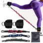 Ankle Strap Resistance Bands Hip Leg Strength Pull Rope Fitness Elastic Training Home Yoga Pilate Crossfit Workout Gym Equipment Platonelstore