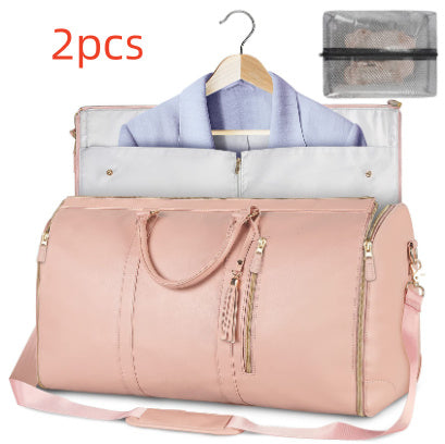 Large Capacity Travel Duffle Bag Women's Handbag Folding Suit Bag Waterproof Clothes Totes Platonelstore