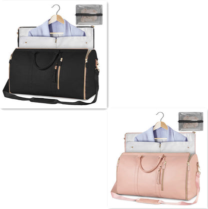 Large Capacity Travel Duffle Bag Women's Handbag Folding Suit Bag Waterproof Clothes Totes Platonelstore