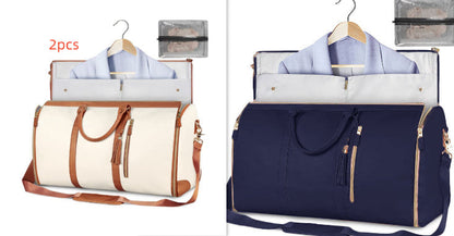 Large Capacity Travel Duffle Bag Women's Handbag Folding Suit Bag Waterproof Clothes Totes Platonelstore
