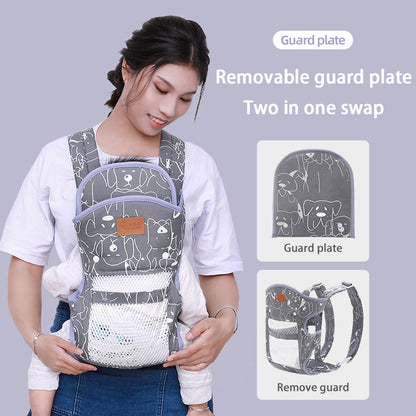 Multifunctional Baby Carrier With Breathable Front And Back In Summer Platonelstore
