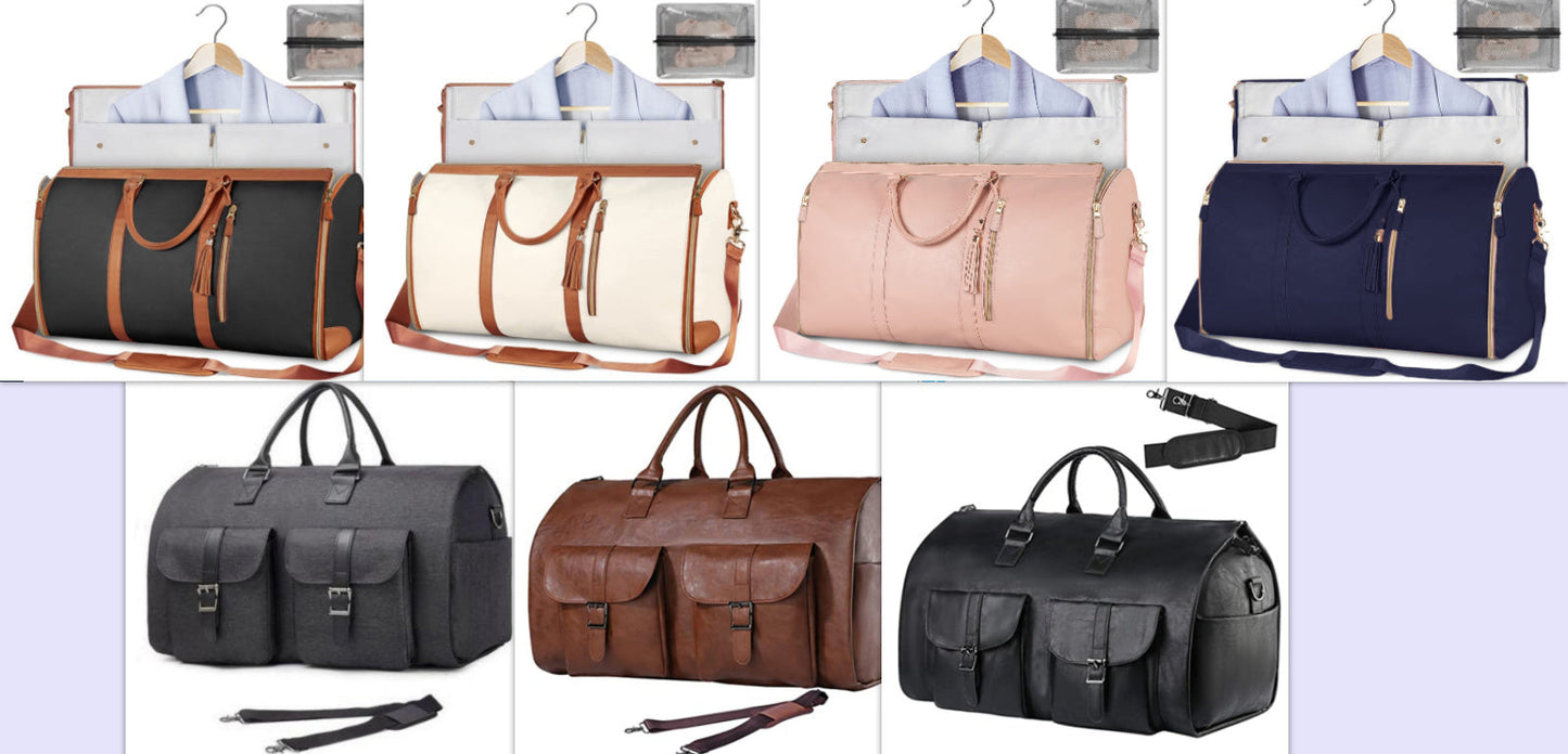 Large Capacity Travel Duffle Bag Women's Handbag Folding Suit Bag Waterproof Clothes Totes Platonelstore