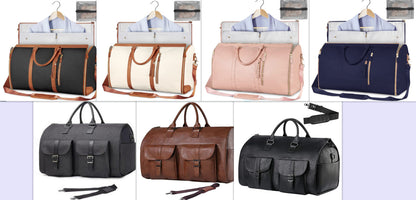 Large Capacity Travel Duffle Bag Women's Handbag Folding Suit Bag Waterproof Clothes Totes Platonelstore