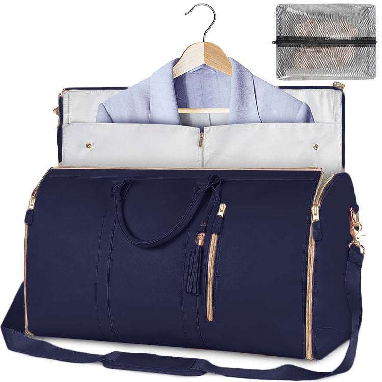 Large Capacity Travel Duffle Bag Women's Handbag Folding Suit Bag Waterproof Clothes Totes Platonelstore