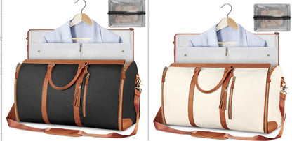 Large Capacity Travel Duffle Bag Women's Handbag Folding Suit Bag Waterproof Clothes Totes Platonelstore