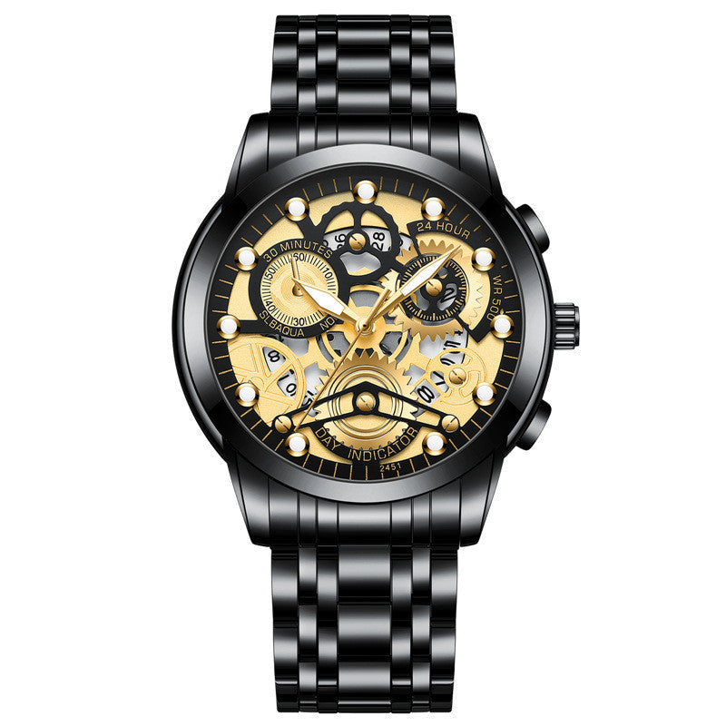Men's Hollow Non-mechanical Business Watch Platonelstore