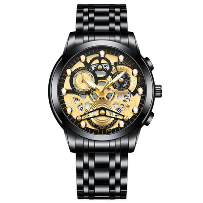 Men's Hollow Non-mechanical Business Watch Platonelstore