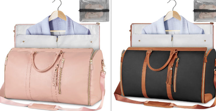 Large Capacity Travel Duffle Bag Women's Handbag Folding Suit Bag Waterproof Clothes Totes Platonelstore