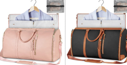 Large Capacity Travel Duffle Bag Women's Handbag Folding Suit Bag Waterproof Clothes Totes Platonelstore