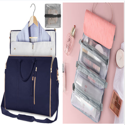 Large Capacity Travel Duffle Bag Women's Handbag Folding Suit Bag Waterproof Clothes Totes Platonelstore