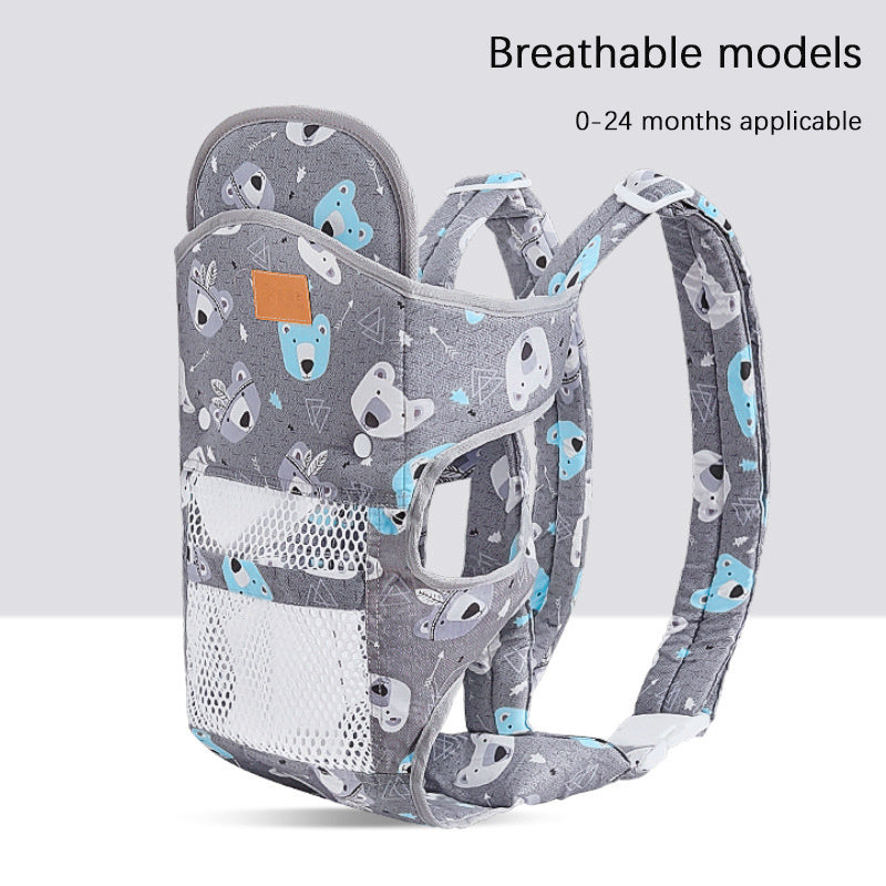 Multifunctional Baby Carrier With Breathable Front And Back In Summer Platonelstore