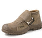 Fireproof Flower Safety Wear-resistant Steel Toe Cap Felt Buckle Welder Shoes Platonelstore