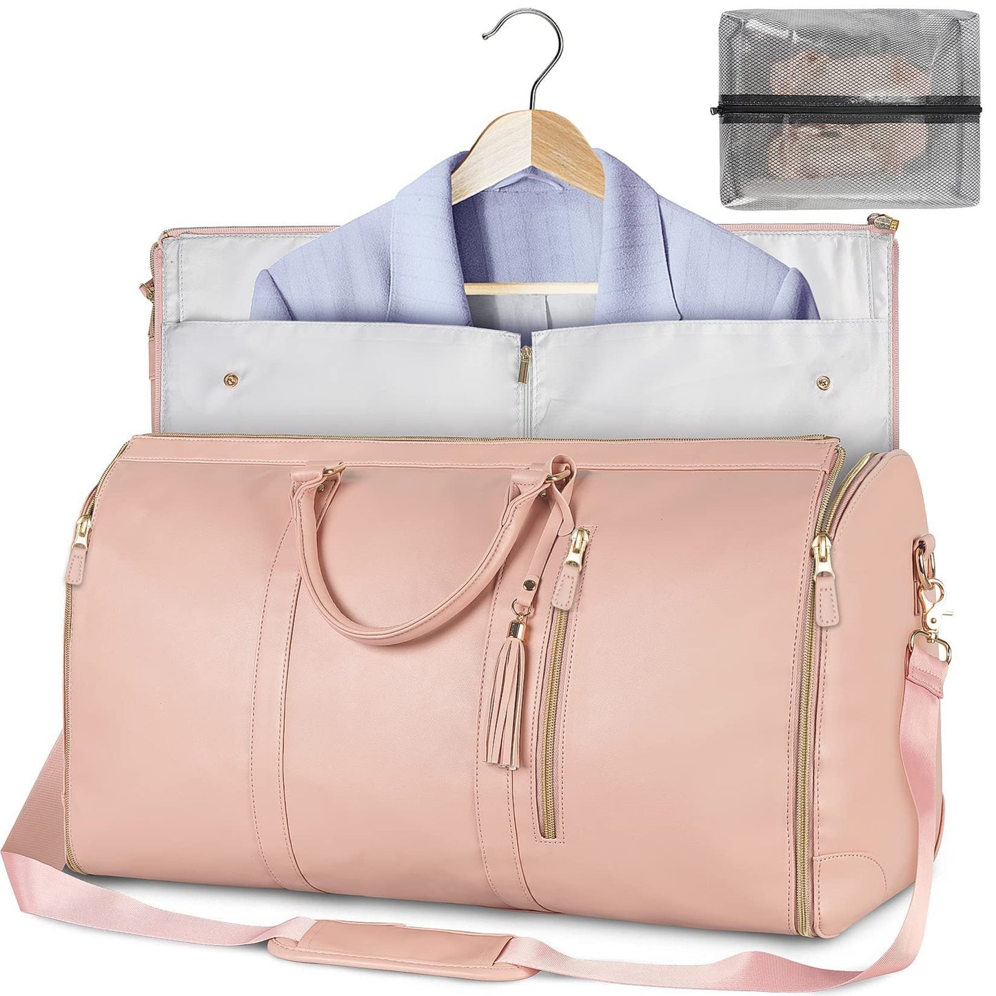 Large Capacity Travel Duffle Bag Women's Handbag Folding Suit Bag Waterproof Clothes Totes Platonelstore